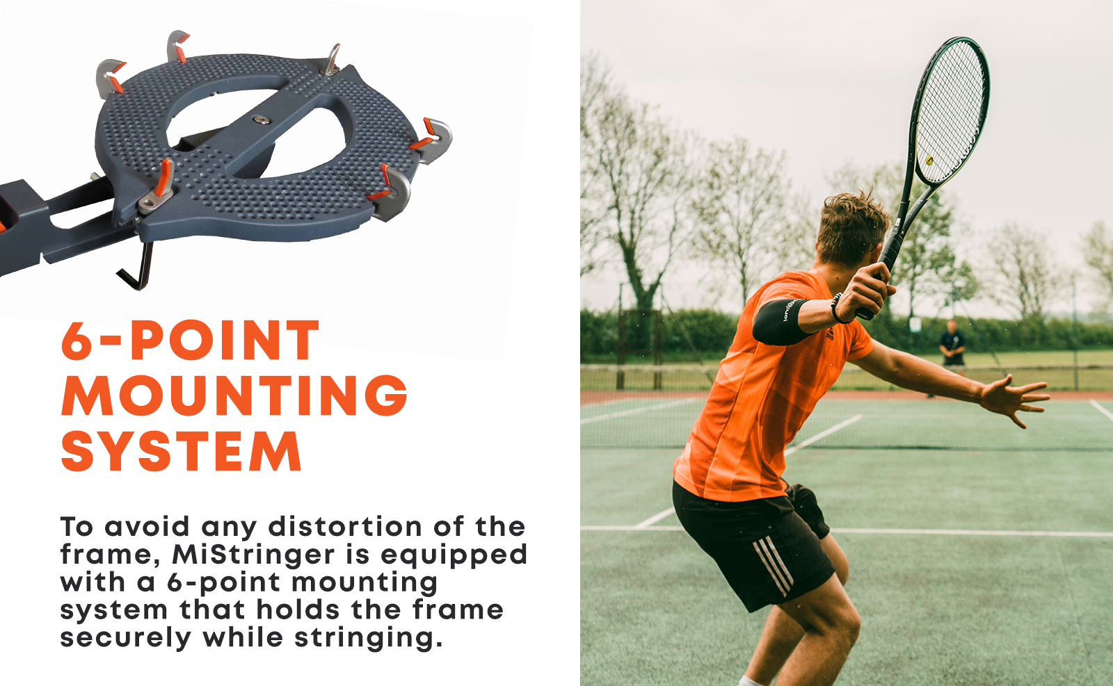 Mistringer | Tennis Racket Stringing Machine | Restring in 30 Mistringer | Tennis Racket Stringing Machine | Restring in 30